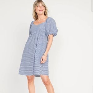 Puff sleeve dress